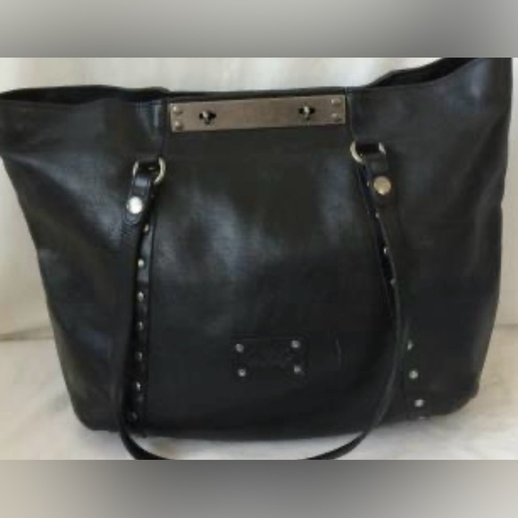 PATRICIA NASH Black Leather Benvenuto Tote - Picture 3 of 10